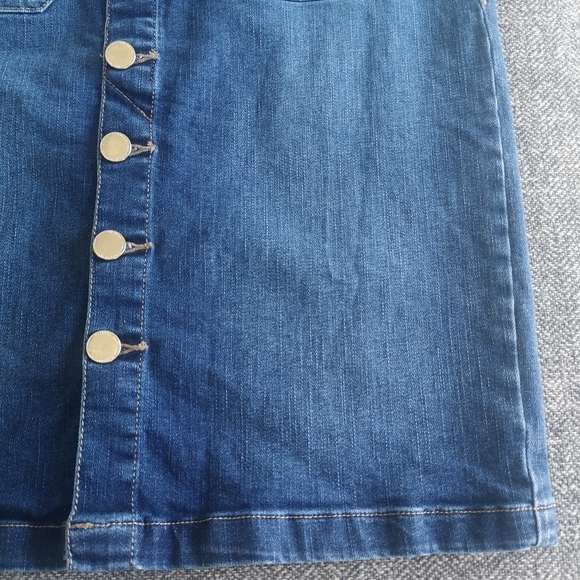 DYNAMITE Denim Button up Skirt sz Small - Picture 7 of 9